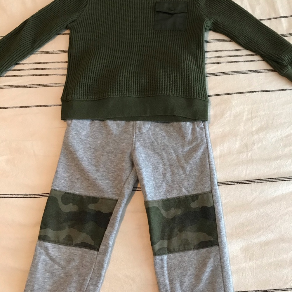 Long sleeve shirt and pant set